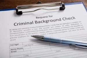 Request for criminal record check